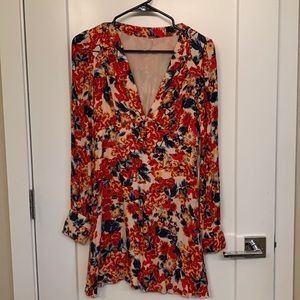 Free People Floral Mini Dress